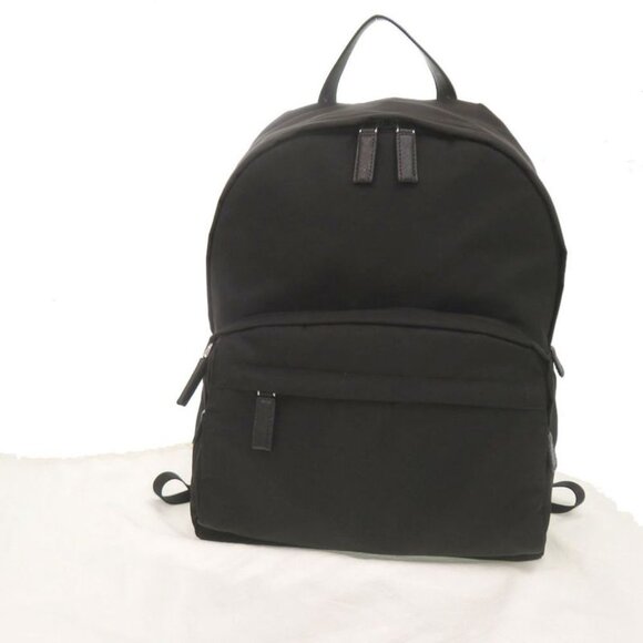 Prada Nylon Black Backpack Daypack Black 1213 main image 4